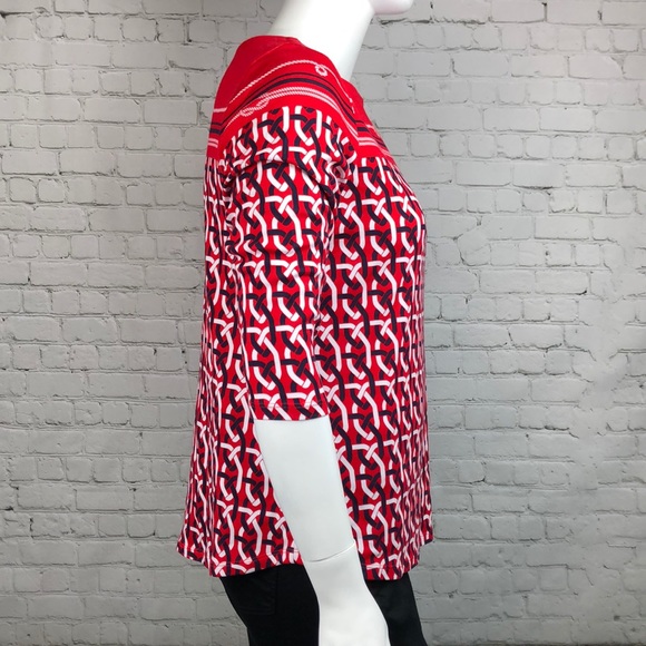 0X 3X Charter Club Red White & Blue Nautical Top - Picture 4 of 5